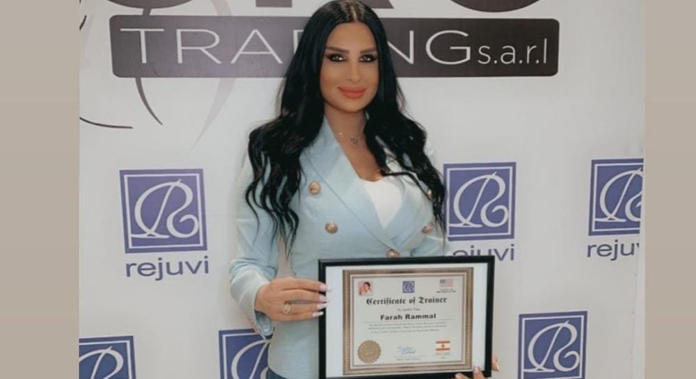 خبيرة التاتو فرح رمال مدربة معتمدة ل Rejuvi في لبنان