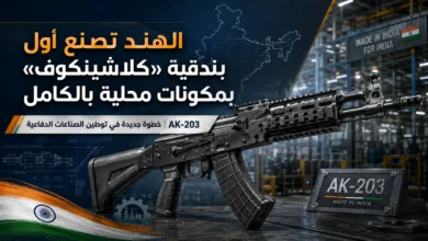 بندقية AK-203 الهندية بالكامل جاهزة للتسليم للجيش في سبتمبر 2026