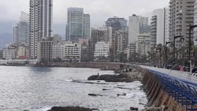 مصلحة الأرصاد والدفاع المدني تحذران: منخفض جوي يضرب لبنان وسيول وتيارات بحرية