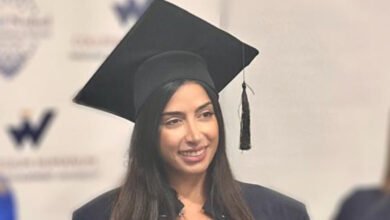 إلسا بولس دكتورةً في إدارة الأعمال