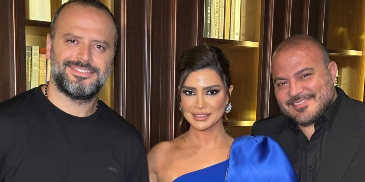 الإعلامية مريان القزي تقدم حفل النجمين ملحم زين و جورج وسوف في الدوحة