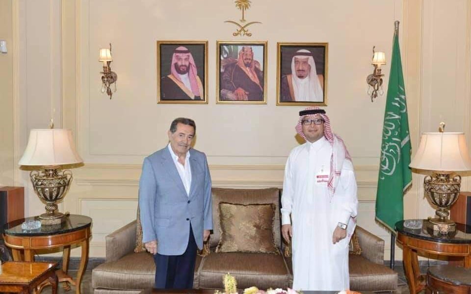 سفير خادم الحرمين الشريفين في لبنان يستقبل الوزير السابق بطرس حرب