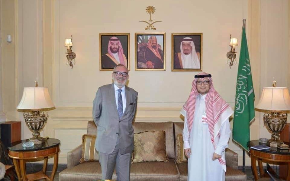 سفير خادم الحرمين الشريفين في لبنان يستقبل سفير مملكة بلجيكا