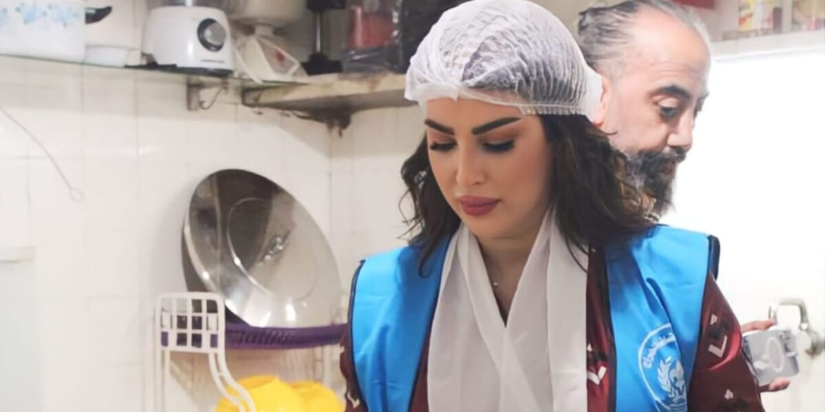 سفيرة النوايا الحسنة زينة سلامة في بيروت للمشاركة في مبادرة المطبخ المركزي الخيرية