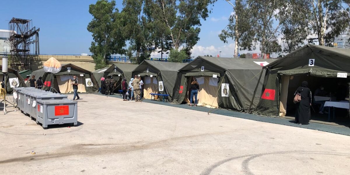 طائرة ال٢١ تصل الى لبنان من المملكة المغربية